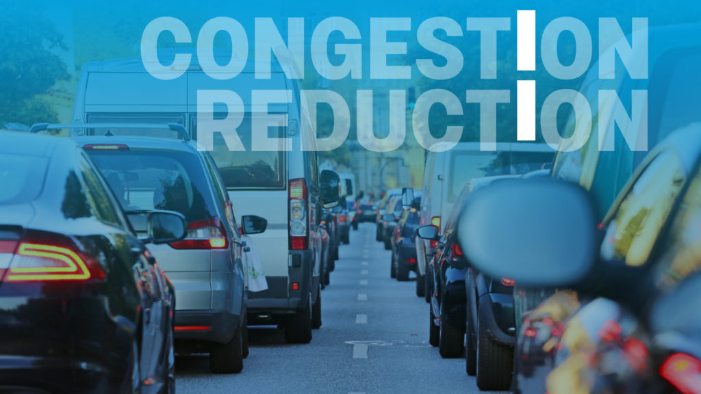 Banner image depicting congestion on streets