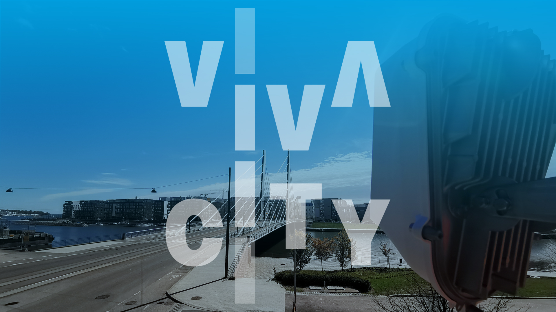 Image of VivaCity sensor installed in the city