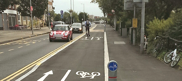 Sutton and Kingston Councils cycle lane management with Viva