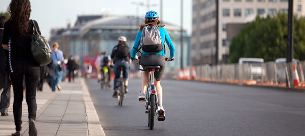Data and active transportation schemes in London