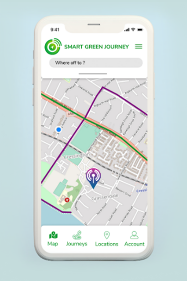 Smart Green Journey App by LJMU helps active transportation walking and cycling