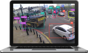 Viva traffic insights solution on laptop