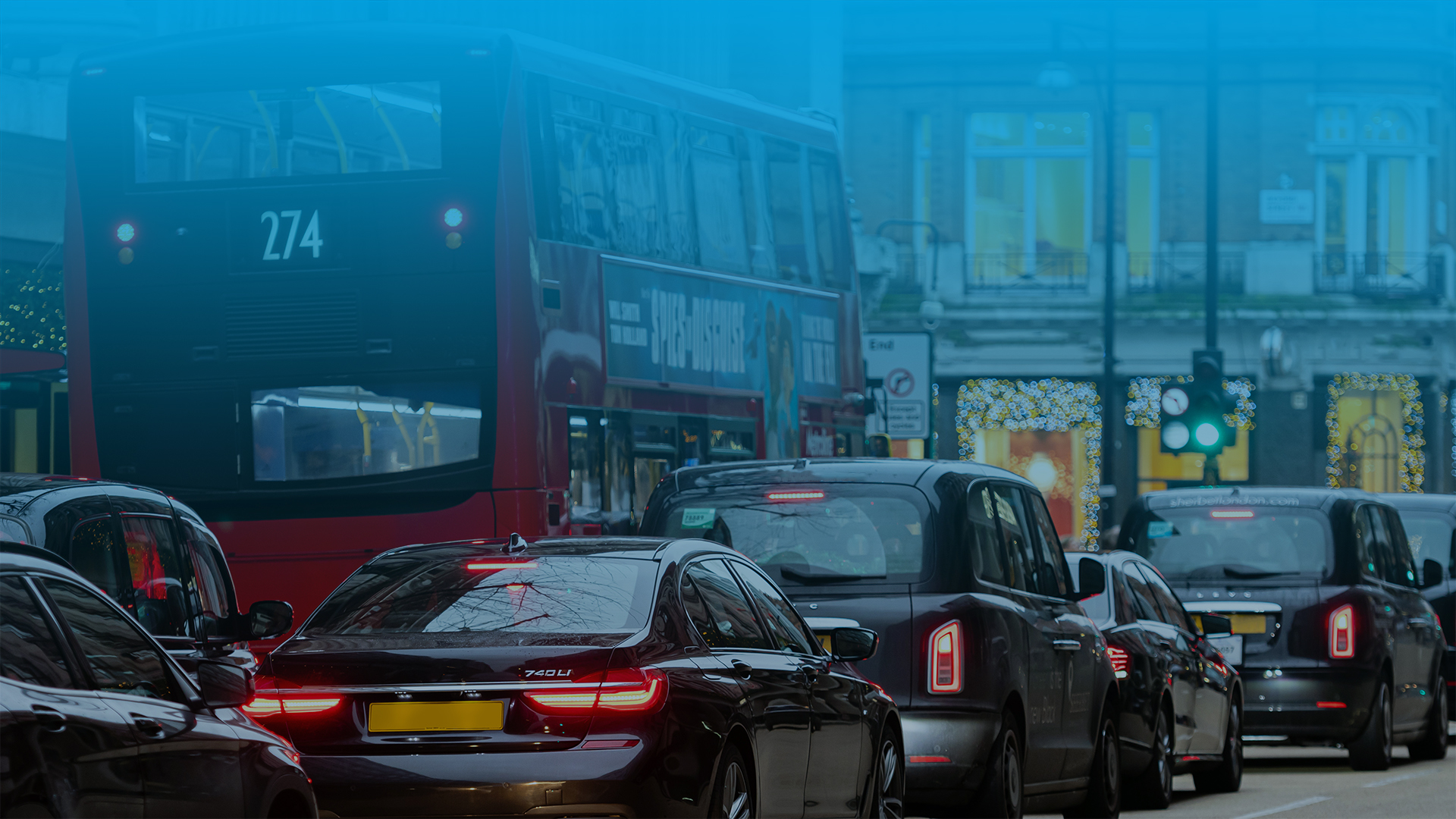 Image of traffic in London